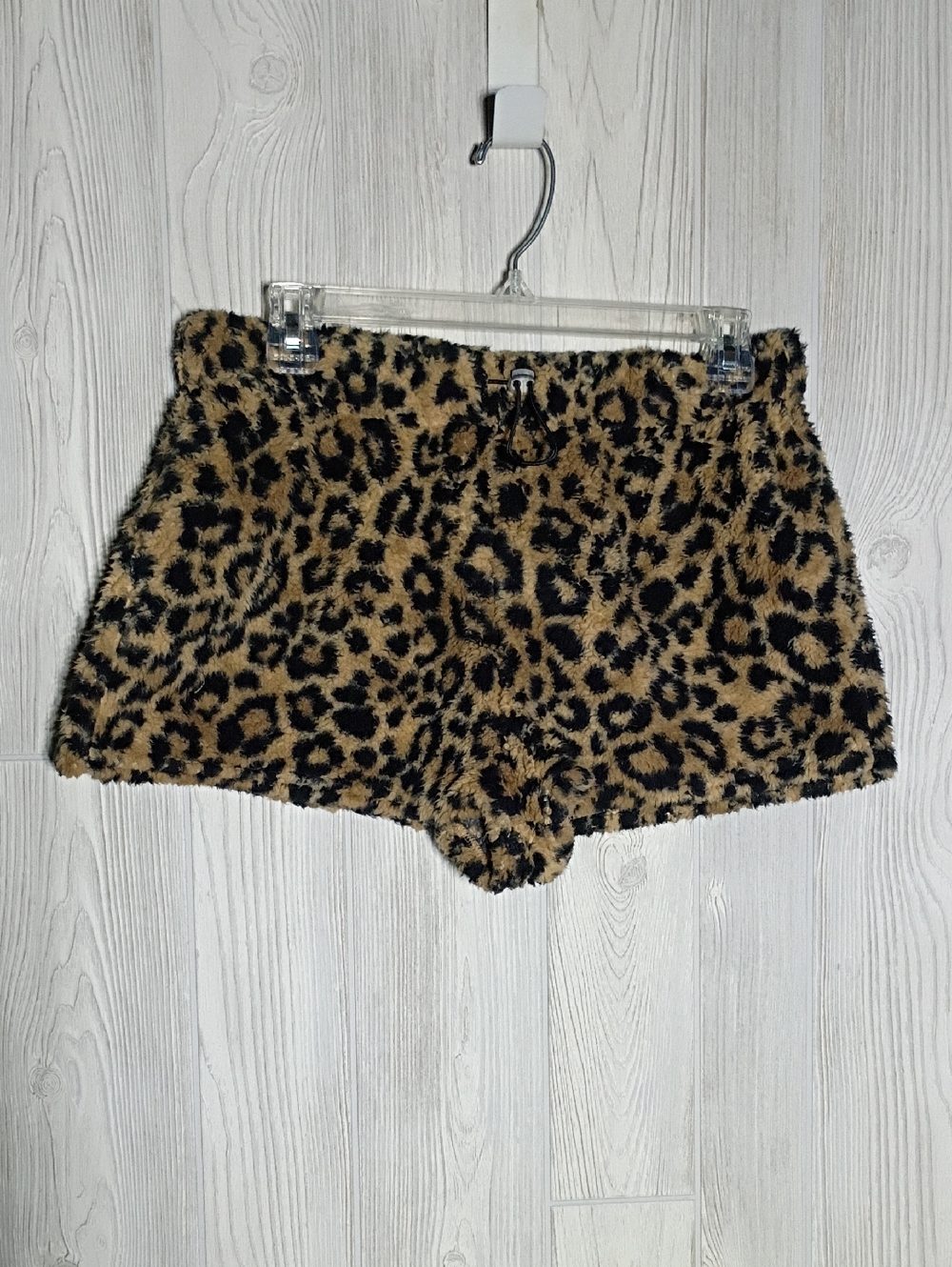 ✴️3 for $15: Leopard Print Plush Women’s Shorts